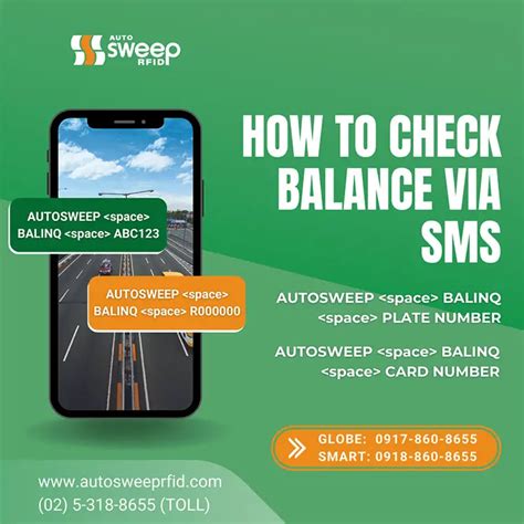 how to know the balance of autosweep|Autosweep RFID: How to check Autosweep balance .